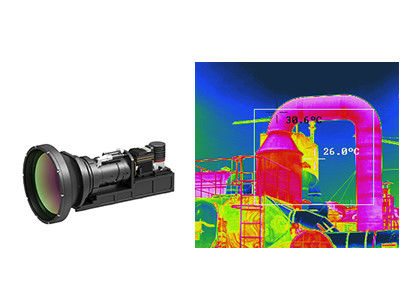 23mm Lens MWIR Optical Gas Imaging Camera لتصور تسرب الغاز
