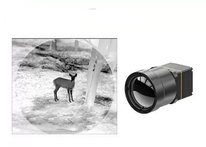 تصوير حراري واضح LWIR Camera Core مع 640x512 12μM كاشفات الأشعة تحت الحمراء