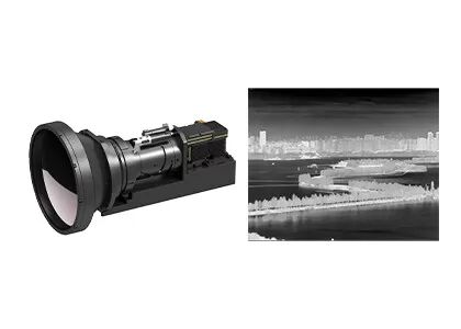 وحدة التبريد الحراري 640x512 / 15μm مع عدسة تكبير مستمر 60 ~ 240mm / F4
