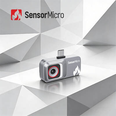 الكاميرا الحرارية غير المبردة LWIR Plug-in مع 120 × 90 / 12μm دقة واجهة USB2.0 و 3.3V الجهد التشغيلي