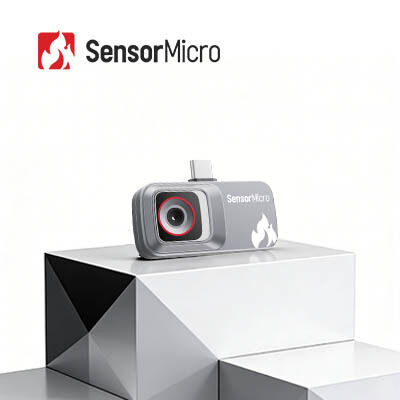 وحدة كاميرا حرارية متوافقة مع الهواتف الذكية 120 × 90 / 12 ميكرومتر كاميرا الأشعة تحت الحمراء غير المبردة