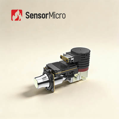 وحدة كاميرا حرارية مبردة MWIR مع حجم بكسل 320x256/30µm لكشف تسربات غاز ثاني أكسيد الكربون