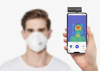 CB360 استهلاك منخفض للطاقة 120x90 / 17μm جوهر الكاميرا الحرارية لقياس درجة حرارة جسم الإنسان